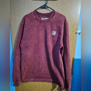 Mens Devium Long Sleeve Red Shirt XL Pre Owned